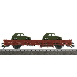 Marklin 46957 Flatcar with 2 Kurierwagen BW - Model Train Junction: Quality Parts and Art Supplies
