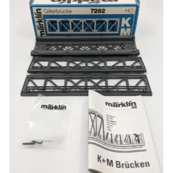 Marklin 7262 HO 7-1/8" Truss Bridge for K&M Tracks - Model Train Junction: Quality Parts and Art Supplies