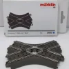 Marklin 24649 HO Scale C Track 48.6 Degree Crossing Track Section - Model Train Junction: Quality Parts and Art Supplies