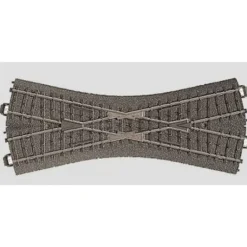 Marklin 24640 HO Scale C Track 24.3 Degree 7-13/32" Crossover Track - Model Train Junction: Quality Parts and Art Supplies