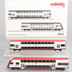 Marklin 43473 HO Scale CFL Cargo Denmark 2-Car Passenger Commuter Set - Model Train Junction: Quality Parts and Art Supplies