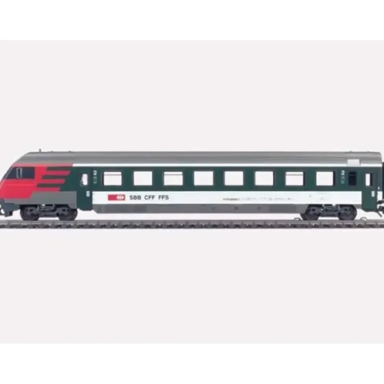 Marklin 42178 HO Scale SBB CFF FFS Cab Control Express 2nd Class Passenger Car - Model Train Junction: Quality Parts and Art Supplies