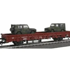 Marklin 46954 Kbs 443 Stack Car and 2 Wolf - Model Train Junction: Quality Parts and Art Supplies