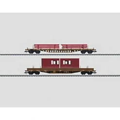 Marklin 47025 Low Side Car Set wILd DS8 - Model Train Junction: Quality Parts and Art Supplies