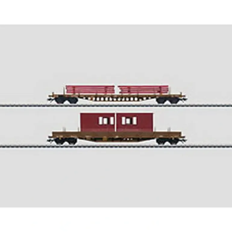 Marklin 47025 Low Side Car Set wILd DS8 - Model Train Junction: Quality Parts and Art Supplies