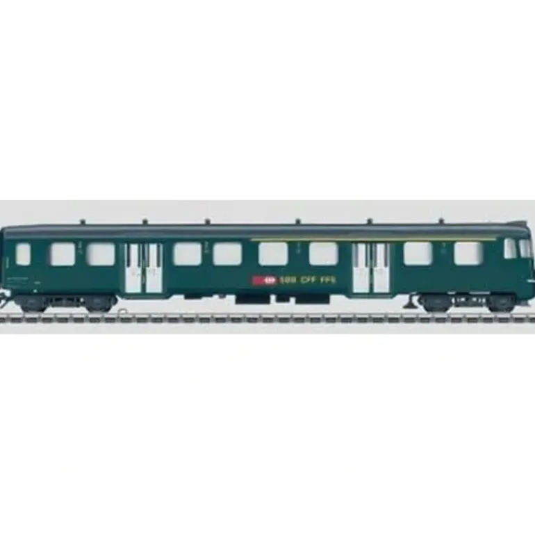 Marklin 43410 Swiss Federal Railways Lightweight Steel CabControl Car - Model Train Junction: Quality Parts and Art Supplies