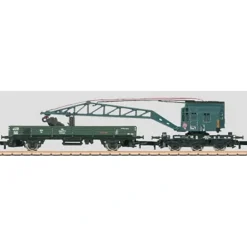 Marklin 86571 Z German Federal Railroad DB Era III Crane Car Set - Model Train Junction: Quality Parts and Art Supplies