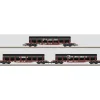 Marklin 82599 Z German Railroad DB AG Type Snps 719 Double Stake Car (Set of 3) - Model Train Junction: Quality Parts and Art Supplies