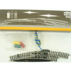 Marklin 8569 Z 7-11/16" 30 Electric Right Curved Switch Turnout - Model Train Junction: Quality Parts and Art Supplies