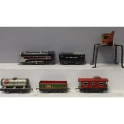 Marx Vintage O Gauge Steam Freight Set: 552, 553, 556, Loco, Tender & Crane [6] - Model Train Junction: Quality Parts and Art Supplies