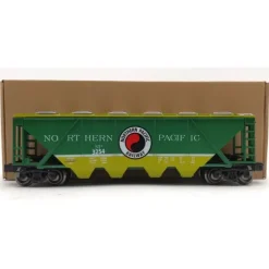 Menards 279-3873 O27 Northern Pacific Covered Hopper #3254 LN/Box - Model Train Junction: Quality Parts and Art Supplies