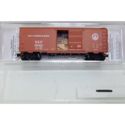 Micro-Trains 02000826 N Baltimore & Ohio 40' Standard Single Door Boxcar #467004 - Model Train Junction: Quality Parts and Art Supplies