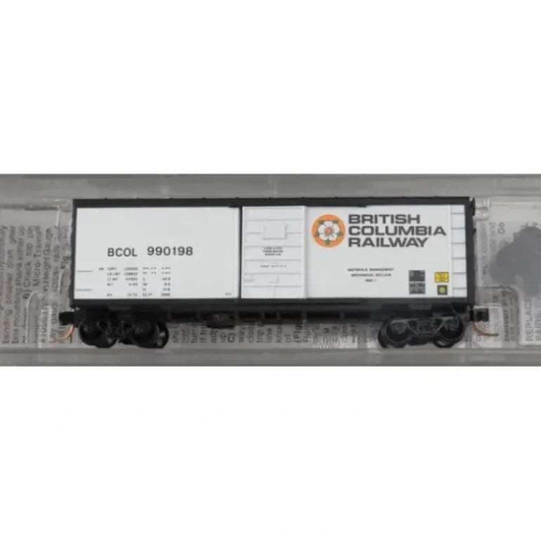 Micro-Trains 07300060 N BCOL 40' Standard Single Door Boxcar w/Ladders #990198 NIB - Model Train Junction: Quality Parts and Art Supplies