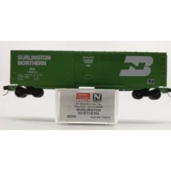 Micro-Trains 03800200 N Burlington Northern 50' Steel Plug Door Boxcar #730513 NIB - Model Train Junction: Quality Parts and Art Supplies