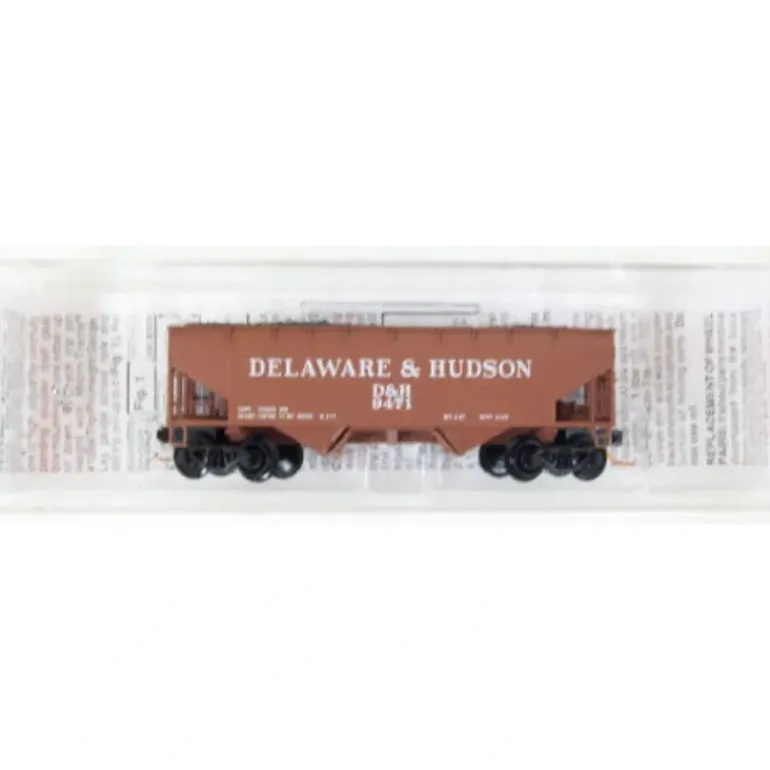 Micro-Trains 05500340 N Delaware & Hudson 9471 33' Twin Bay Hopper #9471 - Model Train Junction: Quality Parts and Art Supplies