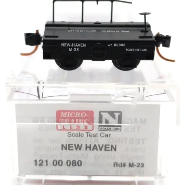 Micro-Trains 12100080 N New HaveN Test Car #M-23 LN/Box - Model Train Junction: Quality Parts and Art Supplies