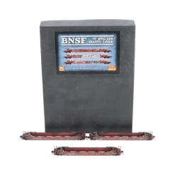 Micro-Trains 99305780 N Scale BNSF Graffiti Well Car (Pack of 3) LN/Box - Model Train Junction: Quality Parts and Art Supplies