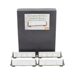 Micro-Trains 99305320 N Scale BNSF Bulkhead Flatcars (Set of 4) LN/Box - Model Train Junction: Quality Parts and Art Supplies
