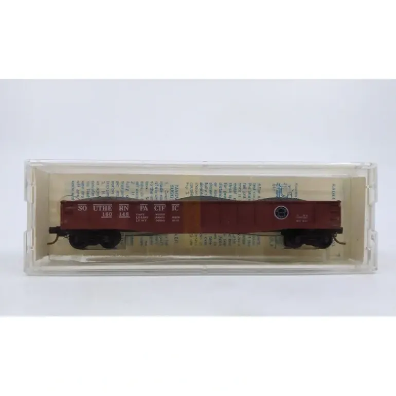 Micro-Trains 04600090 N SP 50' Fishbelly Side Gondola w/Drop Ends #160148 w/Load LN/Box - Model Train Junction: Quality Parts and Art Supplies