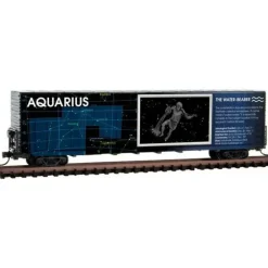 Micro-Trains, N Scale, 102 00 213, 60' Hi-Cube Boxcar, Constellation - Acquarius - Model Train Junction: Quality Parts and Art Supplies
