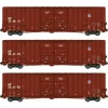 Micro-Trains, N Scale, 993 02 150, 60' Rib Side High-Cube Double Plug Box Car, Union Pacific (3-Pack) - Model Train Junction: Quality Parts and Art Supplies