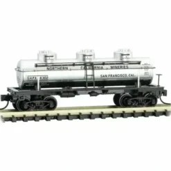 Micro-Trains, N Scale, 06600150, 3 Dome Tank Car, Grape to Glass Series, Car 11 - Model Train Junction: Quality Parts and Art Supplies