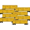 Micro-Trains, N Scale, 99300823, 40' Double-Sheathed Wood Reefer, Fruit Growers Express (8-Pack) - Model Train Junction: Quality Parts and Art Supplies