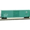 Micro-Trains, N Scale, 18000220 50' Standard Box Car with 10' Single Door, No Roofwalk, and Short Ladders, New York Central, #215147 - Model Train Junction: Quality Parts and Art Supplies