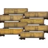 Micro-Trains, N Scale, 99305824, Weathered 40' Double-Sheathed Wood Reefer, Fruit Growers Express (8-Pack) - Model Train Junction: Quality Parts and Art Supplies