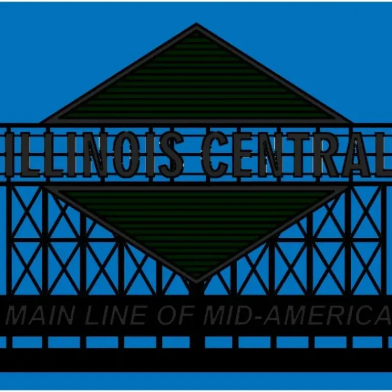 Miller Engineering 0981 Illinois Central Neon Billboard - Model Train Junction: Quality Parts and Art Supplies