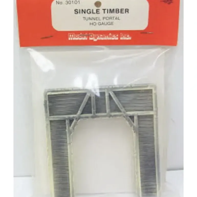 Model Dynamics 30101 HO Scale Single Timber Portal - Model Train Junction: Quality Parts and Art Supplies