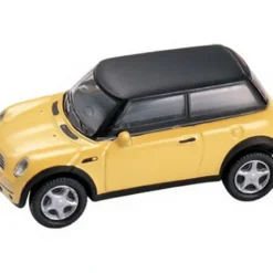 Model Power 19130 1:87 HO Minis Mini Cooper Yellow W/Black Roof - Model Train Junction: Quality Parts and Art Supplies