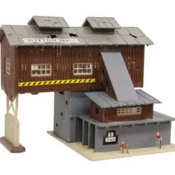 Model Power 2563 Blue Coal Depot - Model Train Junction: Quality Parts and Art Supplies