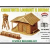 Model Power 1582 Cabin w/Lookout & Brdg Kt - Model Train Junction: Quality Parts and Art Supplies
