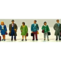 Model Power 5721 Commuters Figure (Pack of 6) - Model Train Junction: Quality Parts and Art Supplies