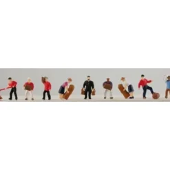 Model Power 1372 Farmer's Market Figures (Set of 9) - Model Train Junction: Quality Parts and Art Supplies