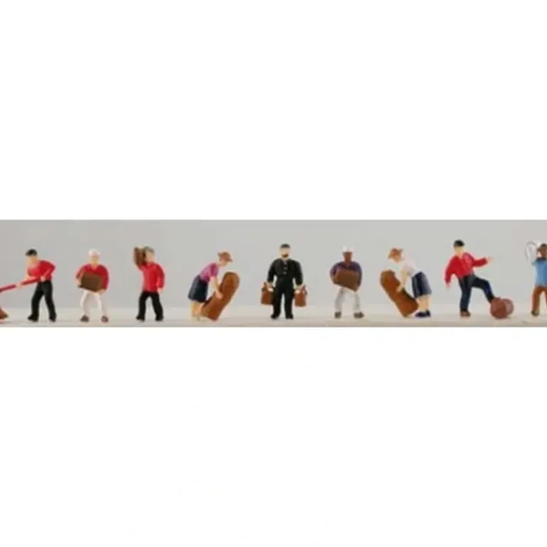 Model Power 1372 Farmer's Market Figures (Set of 9) - Model Train Junction: Quality Parts and Art Supplies