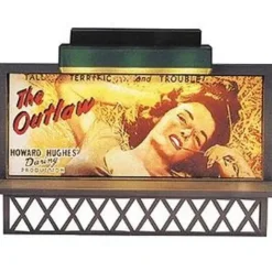 Model Power 994 G LGB Lighted Movie Poster Billboard - Model Train Junction: Quality Parts and Art Supplies