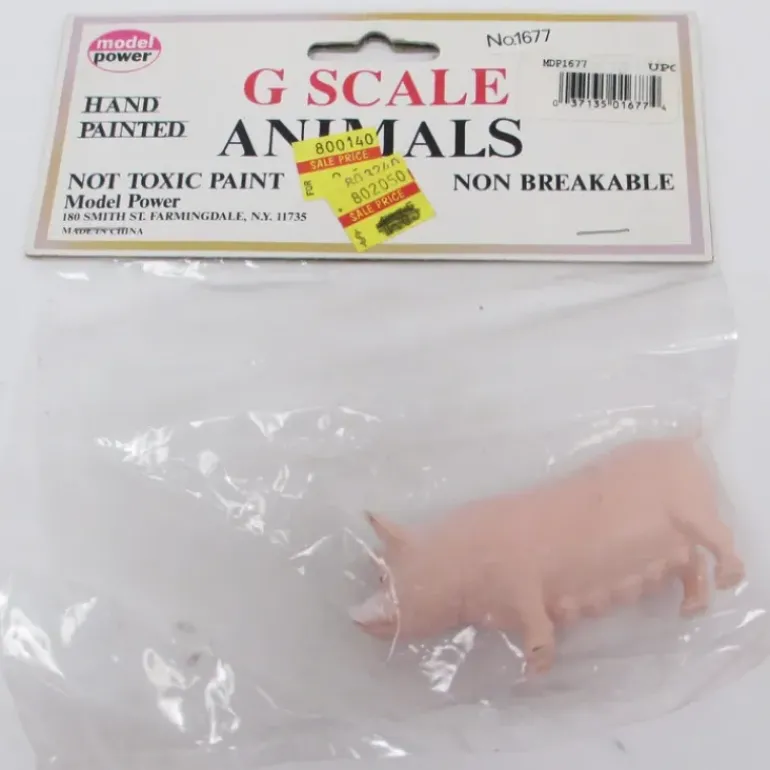 Model Power 1677 G Scale Pig - Model Train Junction: Quality Parts and Art Supplies