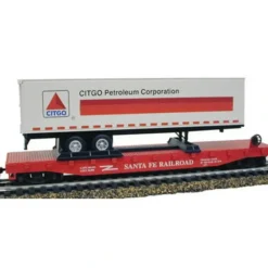 Model Power 98360 HO 51' FLAT/TRAILER, CITGO - Model Train Junction: Quality Parts and Art Supplies