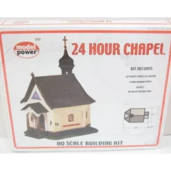 Model Power 298 HO 24 Hour Chapel Building Kit - Model Train Junction: Quality Parts and Art Supplies
