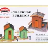 Model Power 437 HO 3 Trackside Buildings Kit - Model Train Junction: Quality Parts and Art Supplies