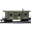Model Power 9165 HO Army Caboose - Model Train Junction: Quality Parts and Art Supplies