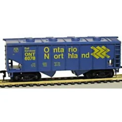 Model Power 8082 HO 36'2-Bay Cvd.Hopper Ontario Nort - Model Train Junction: Quality Parts and Art Supplies
