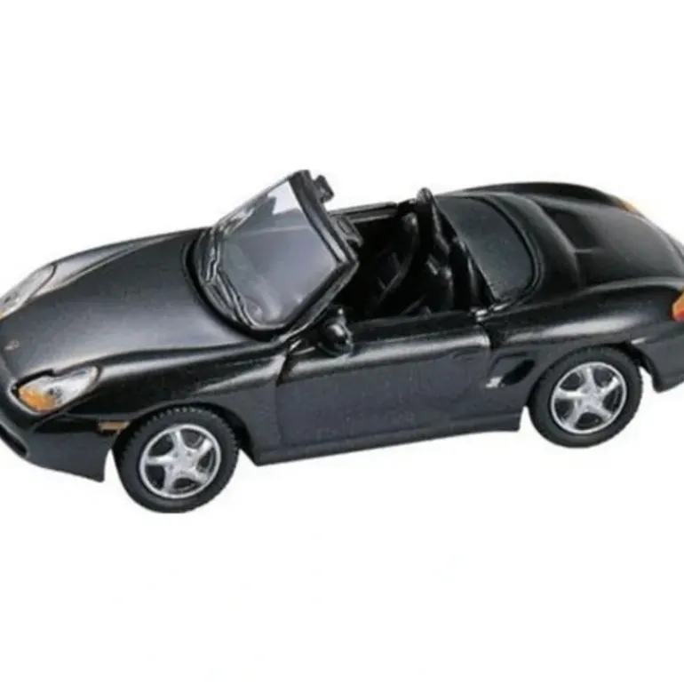 Model Power 19090 HO Black Porsche Boxter Cabrio - Model Train Junction: Quality Parts and Art Supplies