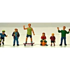 Model Power 5722 HO Children Playing Figures (Set of 6) - Model Train Junction: Quality Parts and Art Supplies