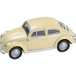 Model Power 19170 HO Cream Volkswagen Beetle Mini - Model Train Junction: Quality Parts and Art Supplies