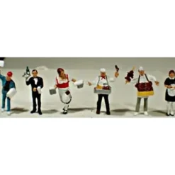 Model Power 5773 HO Household Service Staff Figures (Set of 6) - Model Train Junction: Quality Parts and Art Supplies