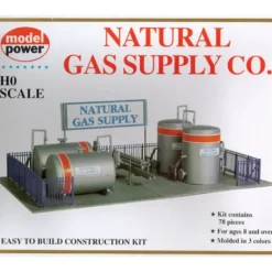 Model Power 417 HO Natural Gas Supply Co. Building Kit - Model Train Junction: Quality Parts and Art Supplies