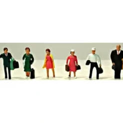 Model Power 5702 HO Passenger Figures (Set of 6) - Model Train Junction: Quality Parts and Art Supplies